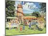 Funfair on the Green-Trevor Mitchell-Mounted Giclee Print