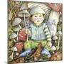 Funguy Has the Rain Stopped Yet-Linda Ravenscroft-Mounted Giclee Print