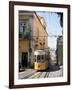 Funicular at Elevador Da Bica, Lisbon, Portugal-Yadid Levy-Framed Photographic Print