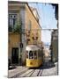 Funicular at Elevador Da Bica, Lisbon, Portugal-Yadid Levy-Mounted Photographic Print