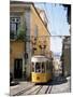 Funicular at Elevador Da Bica, Lisbon, Portugal-Yadid Levy-Mounted Photographic Print