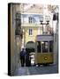 Funicular at Elevador Da Bica, Lisbon, Portugal-Yadid Levy-Stretched Canvas