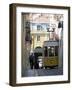 Funicular at Elevador Da Bica, Lisbon, Portugal-Yadid Levy-Framed Photographic Print