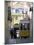 Funicular at Elevador Da Bica, Lisbon, Portugal-Yadid Levy-Mounted Photographic Print