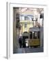 Funicular at Elevador Da Bica, Lisbon, Portugal-Yadid Levy-Framed Photographic Print