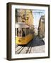 Funicular at Elevador Da Bica, Lisbon, Portugal-Yadid Levy-Framed Photographic Print