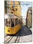 Funicular at Elevador Da Bica, Lisbon, Portugal-Yadid Levy-Mounted Photographic Print