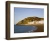 Funicular Cliff Railway on Constitution Hill in Winter Light, Aberystwyth, Wales, UK-Pearl Bucknall-Framed Photographic Print