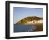 Funicular Cliff Railway on Constitution Hill in Winter Light, Aberystwyth, Wales, UK-Pearl Bucknall-Framed Photographic Print