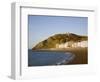 Funicular Cliff Railway on Constitution Hill in Winter Light, Aberystwyth, Wales, UK-Pearl Bucknall-Framed Photographic Print