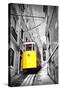 Funicular (Elevador Do Lavra) in Lisbon, Portugal-Zoom-zoom-Stretched Canvas