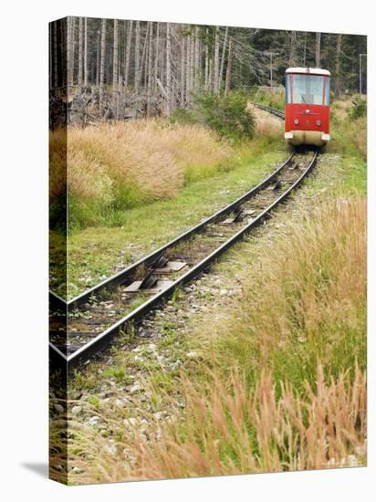 Funicular Railway, High Tatras Mountains (Vyoske Tatry), Tatra National Park, Slovakia-Christian Kober-Stretched Canvas