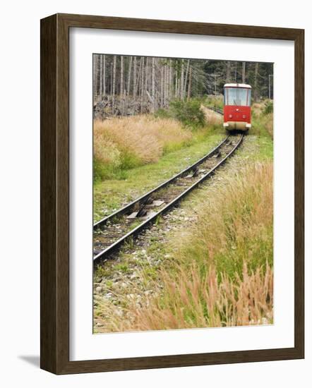 Funicular Railway, High Tatras Mountains (Vyoske Tatry), Tatra National Park, Slovakia-Christian Kober-Framed Photographic Print