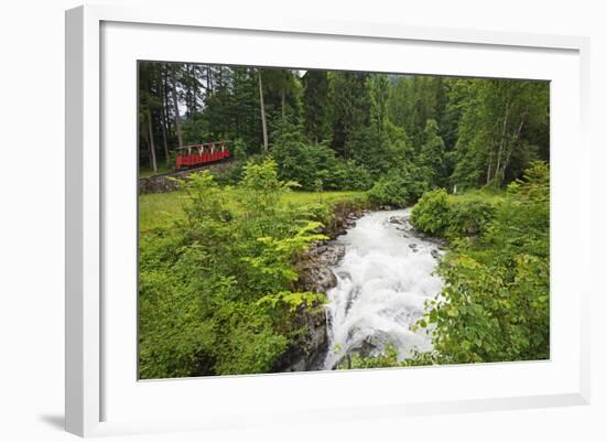 Funicular to Reichenbach Falls, Meiringen, Switzerland, Europe-Christian Kober-Framed Photographic Print