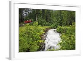 Funicular to Reichenbach Falls, Meiringen, Switzerland, Europe-Christian Kober-Framed Photographic Print