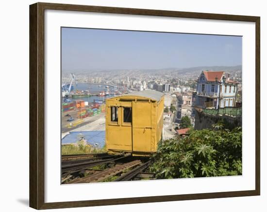 Funicular, Valparaiso, Chile, South America-Michael Snell-Framed Photographic Print