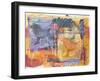 Funky Birds-Margaret Coxall-Framed Giclee Print