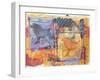 Funky Birds-Margaret Coxall-Framed Giclee Print