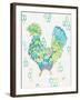 Funky Chicken 2-Beverly Dyer-Framed Art Print