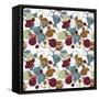 Funky Circles I Pattern-Christine O’Brien-Framed Stretched Canvas