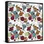 Funky Circles I Pattern-Christine O’Brien-Framed Stretched Canvas