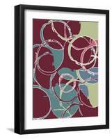 Funky Circles II-Christine O’Brien-Framed Giclee Print