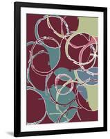 Funky Circles II-Christine O’Brien-Framed Giclee Print