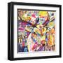 Funky Deer-James Grey-Framed Art Print