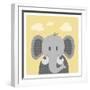 Funky Elephant-Marcus Prime-Framed Art Print