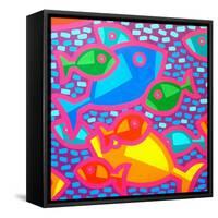 Funky Fish-John Nolan-Framed Stretched Canvas