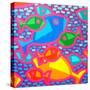 Funky Fish-John Nolan-Stretched Canvas