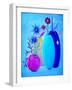 Funky Floral Blue-Ruth Palmer Digital-Framed Art Print