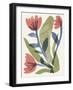 Funky Floral - Collage-Chloe Watts-Framed Giclee Print