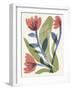 Funky Floral - Collage-Chloe Watts-Framed Giclee Print