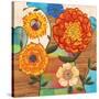 Funky Flowers-Sloane Addison ?-Stretched Canvas