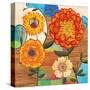Funky Flowers-Sloane Addison ?-Stretched Canvas