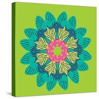 Funky Frida Flower-Belen Mena-Stretched Canvas