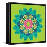 Funky Frida Flower-Belen Mena-Framed Stretched Canvas