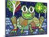 Funky Frog,-Debra Denise Purcell-Mounted Giclee Print
