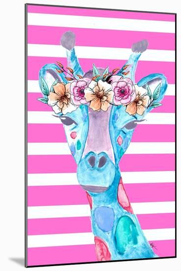 Funky Giraffe-Kali Wilson-Mounted Art Print