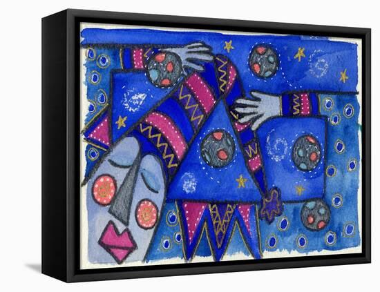 Funky Juggler-Wyanne-Framed Stretched Canvas