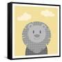 Funky Lion-Marcus Prime-Framed Stretched Canvas