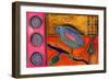 Funky Little Bird-Wyanne-Framed Giclee Print