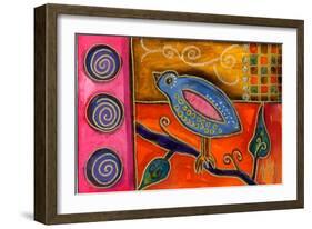 Funky Little Bird-Wyanne-Framed Giclee Print