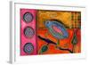 Funky Little Bird-Wyanne-Framed Giclee Print