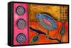 Funky Little Bird-Wyanne-Framed Stretched Canvas