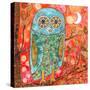 Funky Little Owl-Wyanne-Stretched Canvas
