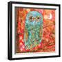 Funky Little Owl-Wyanne-Framed Giclee Print