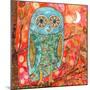 Funky Little Owl-Wyanne-Mounted Giclee Print