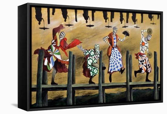 Funky Monks-Vaan Manoukian-Framed Stretched Canvas